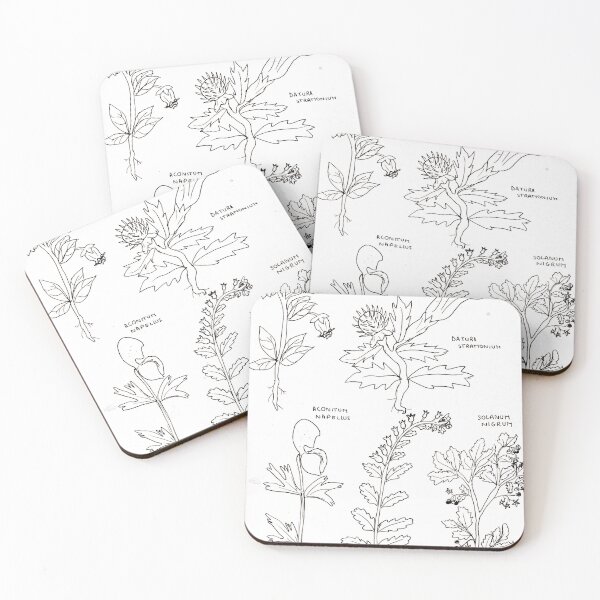 Item preview, poison plants designed and sold by lesenergies.