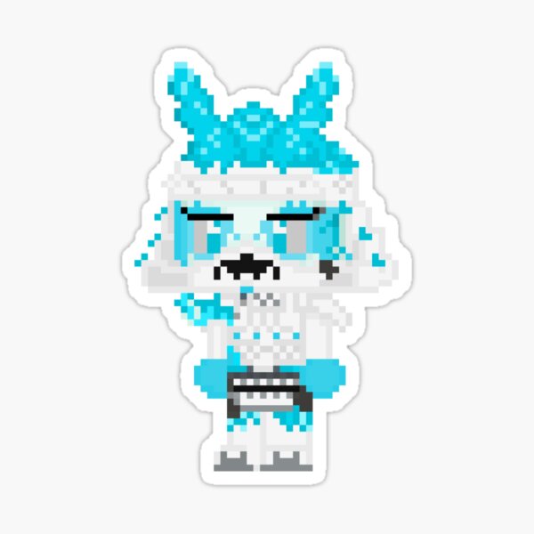 Ultra Violet Pixel Art Sticker for Sale by Tobias-Jay