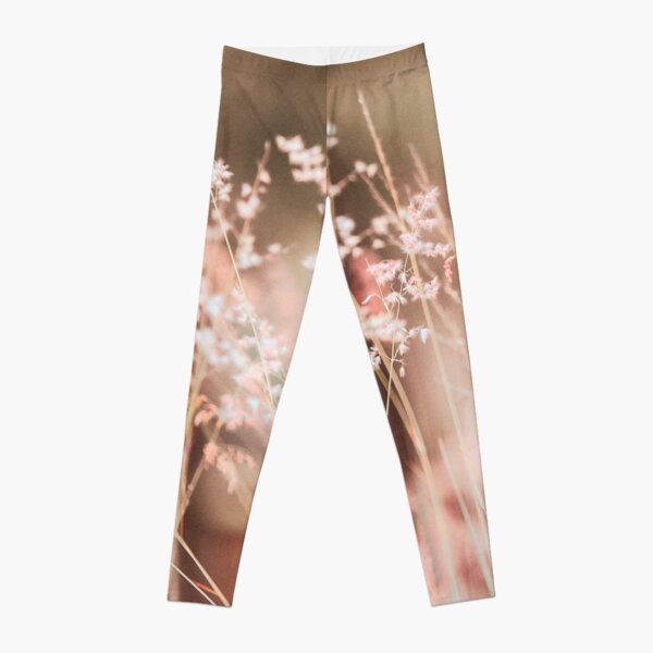 Orange summer field Leggings
