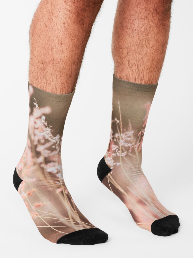 Alternate view of Orange summer field Socks