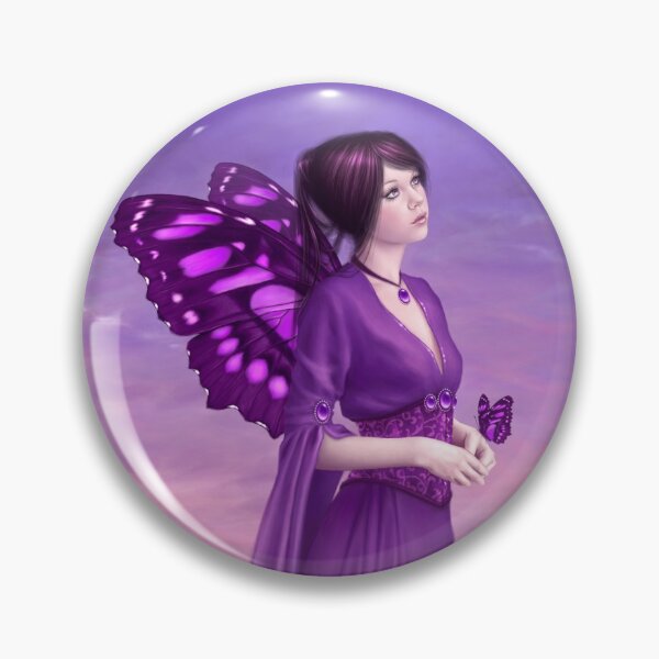 Item preview, Amethyst Birthstone Fairy designed and sold by silverstars.