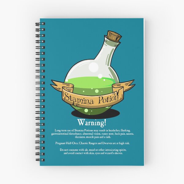 Item preview, Stamina Potion designed and sold by SideQuest - Scribbled Chaos!.