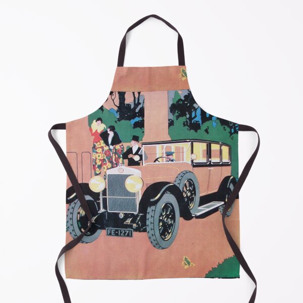 Artikelvorschau, ROSA SCHWARZ ITALIENISCHE OLDTIMER MIT ZWEI DAMEN Art Deco entworfen und verkauft von BulganLumini.