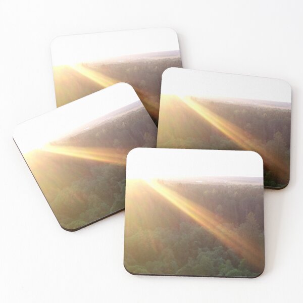 Item preview, Gold ray of sun. Ray of hope. White, Golden yellow and green designed and sold by ElenaGalaxyArt.