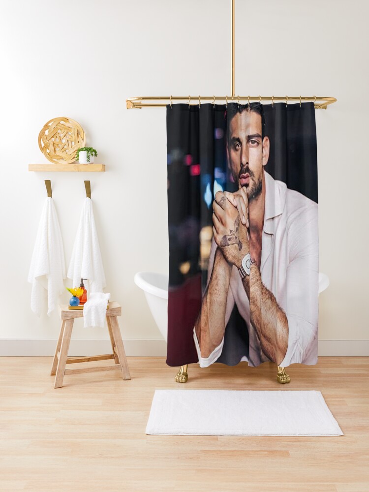 michele morrone Shower Curtain