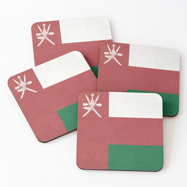 Item preview, Oman Flag designed and sold by Leslie Montgomery Art.