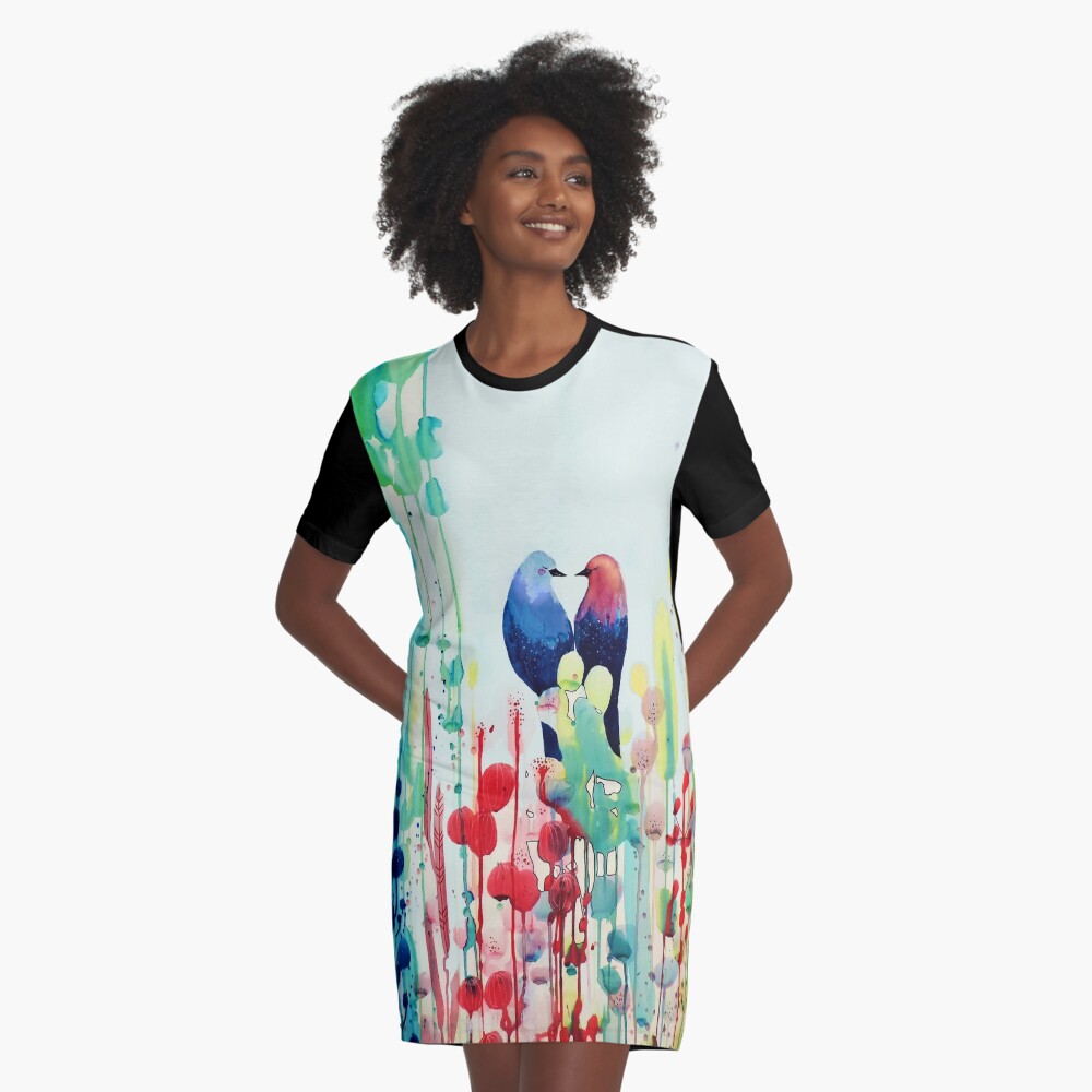 Item preview, Graphic T-Shirt Dress designed and sold by SylvieDemers.
