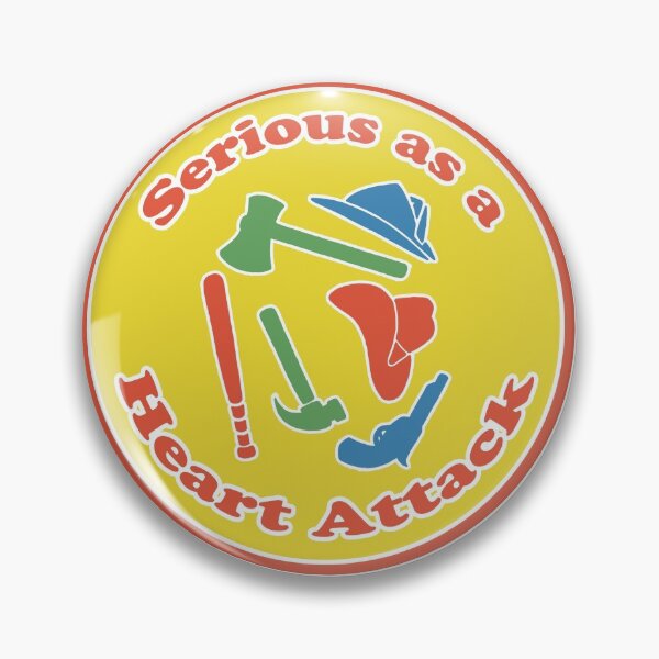 Item preview, Serious as a heart attack. designed and sold by ipanicked.