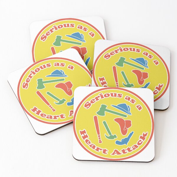 Item preview, Serious as a heart attack. designed and sold by ipanicked.