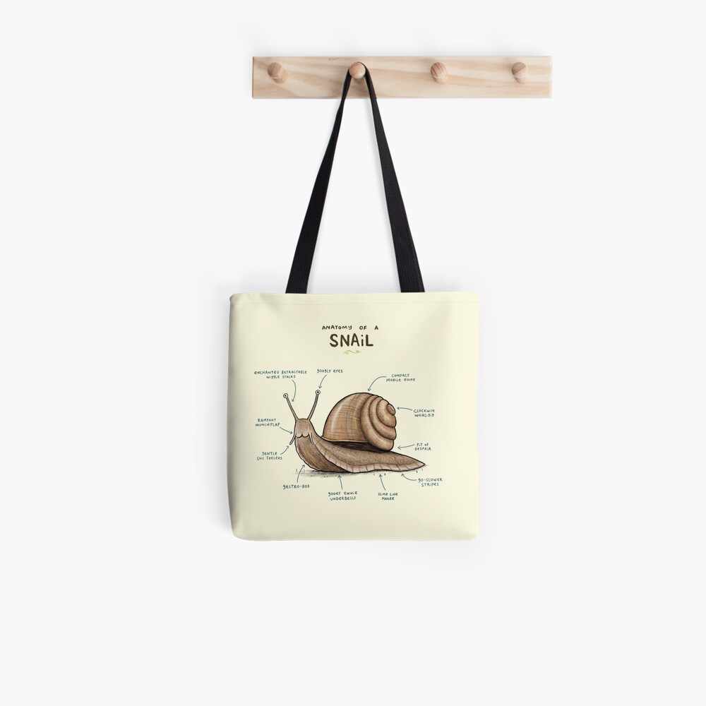 Anatomy of a Snail Tote Bag for Sale by Sophie Corrigan