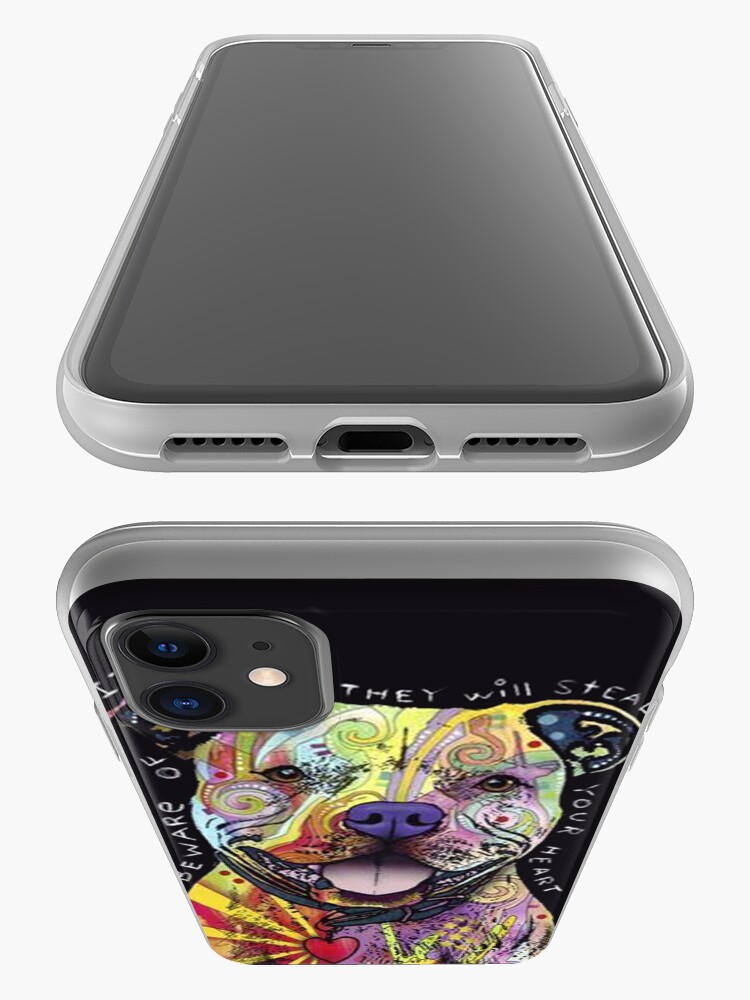 Alternate view of Colourful Pit Bulls/ pitbull lover iPhone Case & Cover