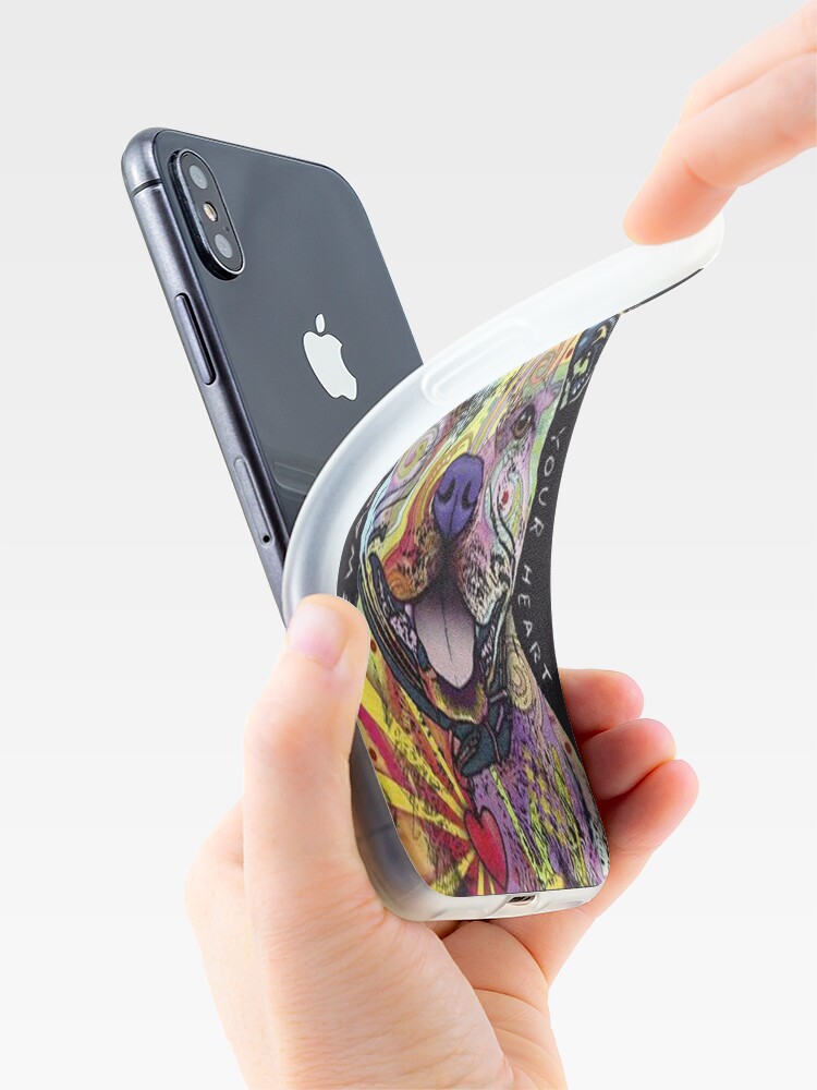 Alternate view of Colourful Pit Bulls/ pitbull lover iPhone Case & Cover