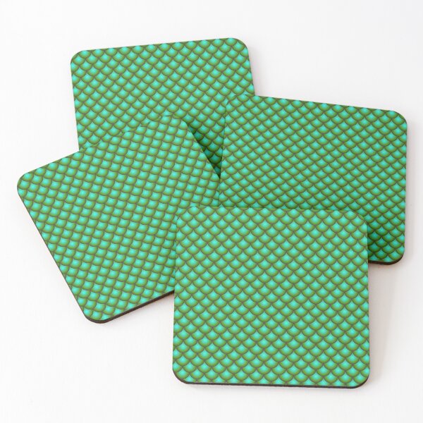 Item preview, Japanese Seigaiha Green Scales designed and sold by AxeLeon Patterns.