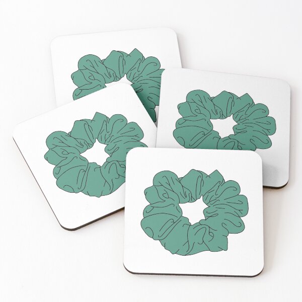 Item preview, Jade green scrunchie designed and sold by Jasisart.
