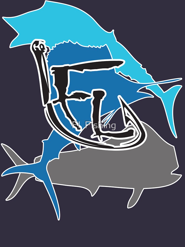 "Offshore Fish Back TShirt" Tshirt for Sale by ContactLenz