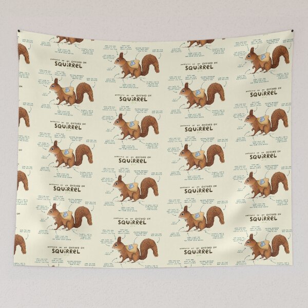 Item preview, Anatomy of an Oxford OH Squirrel designed and sold by SophieCorrigan.