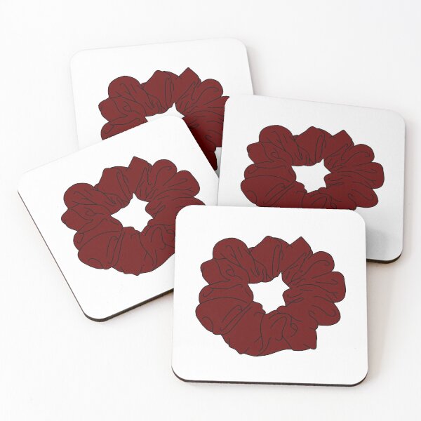 Item preview, Burgundy red scrunchie designed and sold by Jasisart.