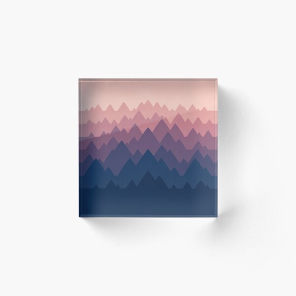 Aperçu de l'œuvre Vue sur la montagne : Coucher de soleil créée et vendue par Wayne Minnis.