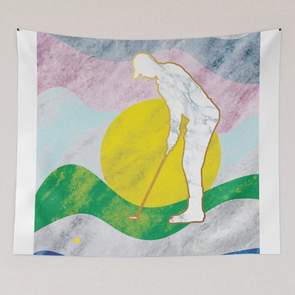 Item preview, Abstract golf putting designed and sold by HibouMagique.
