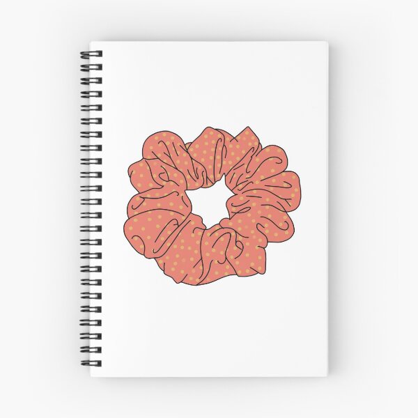Item preview, Dotted peach scrunchie designed and sold by Jasisart.