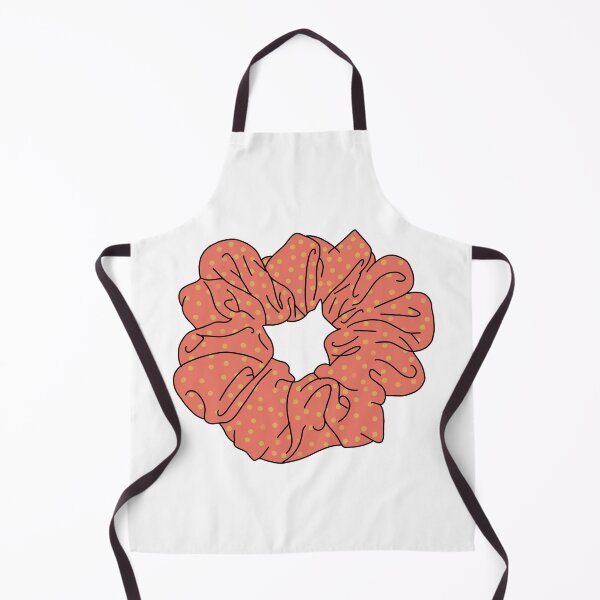 Item preview, Dotted peach scrunchie designed and sold by Jasisart.