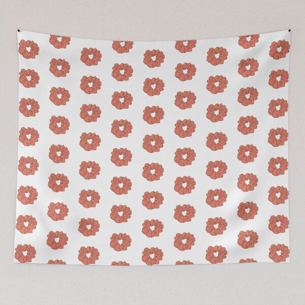 Item preview, Dotted peach scrunchie designed and sold by Jasisart.