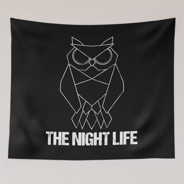 Item preview, Nightlife night owl owl designed and sold by Imutobi.