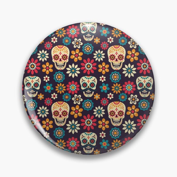 Item preview, Day Of The Dead Pattern | Dia De Los Muertos Skull designed and sold by anziehend.