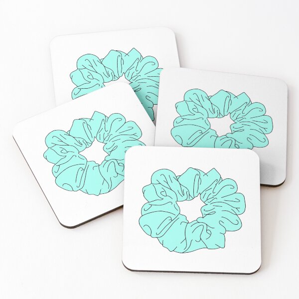 Item preview, Turquoise scrunchie designed and sold by Jasisart.