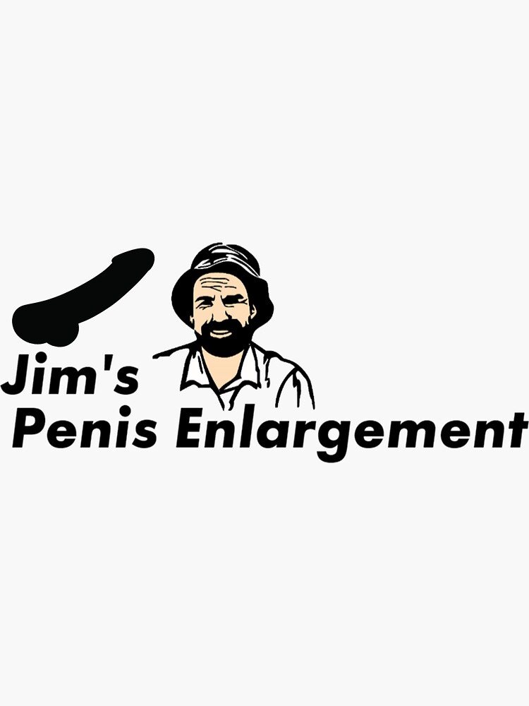 Jim s Penis Enlargement Sticker