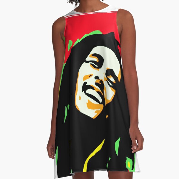 Robert Nesta Marley A-Linien Kleid