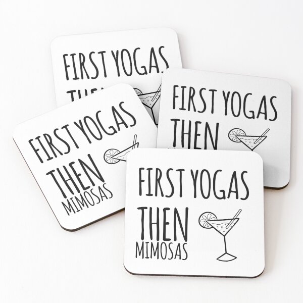 Item preview, First Yogas Then Mimosas designed and sold by VDKMerch.