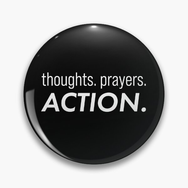 Item preview, Thoughts. Prayers. Action. designed and sold by Modern World Catholic.