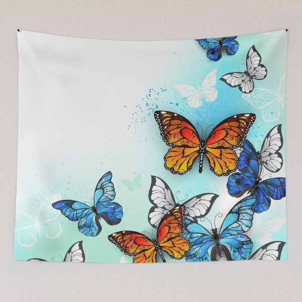 Item preview, Flock of Multicolor Butterflies designed and sold by Blackmoon9.