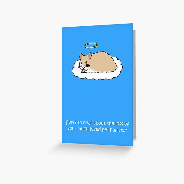 Item preview, Sympathy on Loss of Pet Hamster designed and sold by KateTaylor.