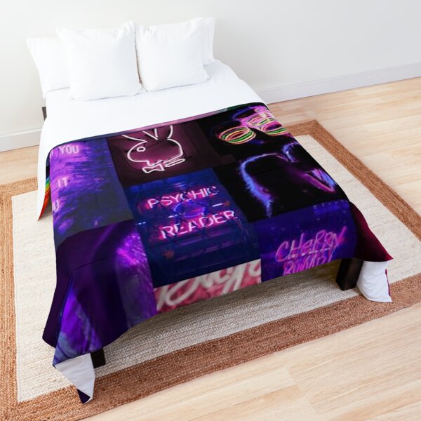 Neon Collage Aesthetic #1 Comforter