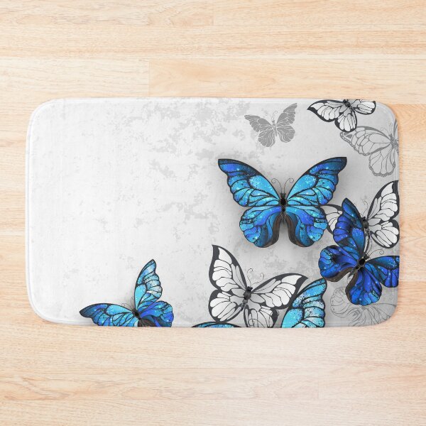 Item preview, Blue and White Butterflies designed and sold by Blackmoon9.