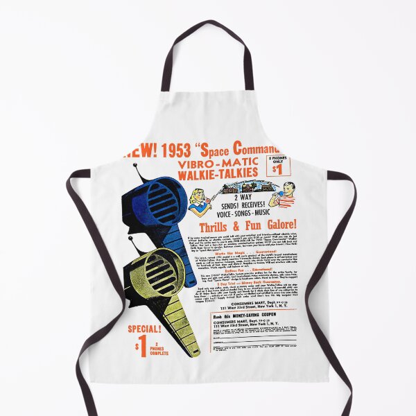 Item preview, WALKIE TALKIES - SPACE COMMANDER VIBRO-MATIC ADVERT designed and sold by ThrowbackAds.