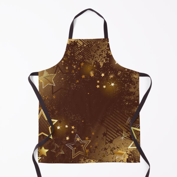 Item preview, Brown background with golden stars designed and sold by Blackmoon9.