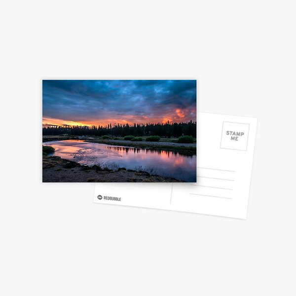 Tuolumne Meadows Sunset Postcard