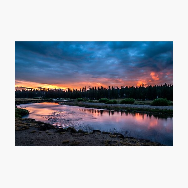 Tuolumne Meadows Sunset Photographic Print