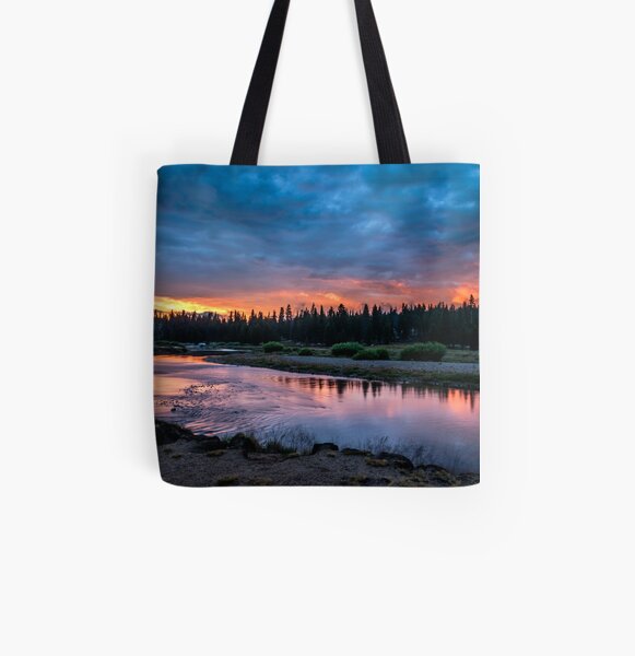Tuolumne Meadows Sunset All Over Print Tote Bag