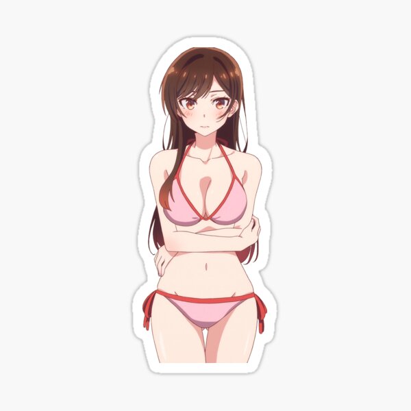 Chizuru bikini Sticker by snailhunter66.