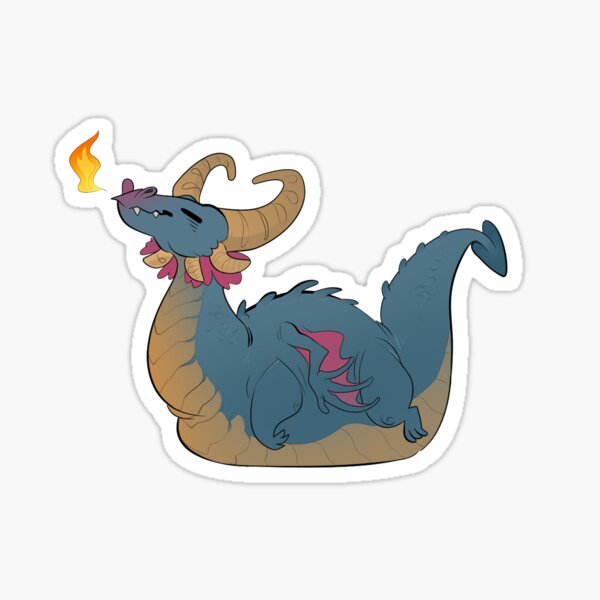 who lies on his stomach and just enjoys his life. Sticker