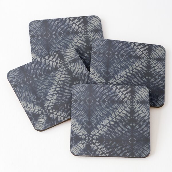 Item preview, Shibori Art Abstract Design Blue Gray  designed and sold by Revenari.