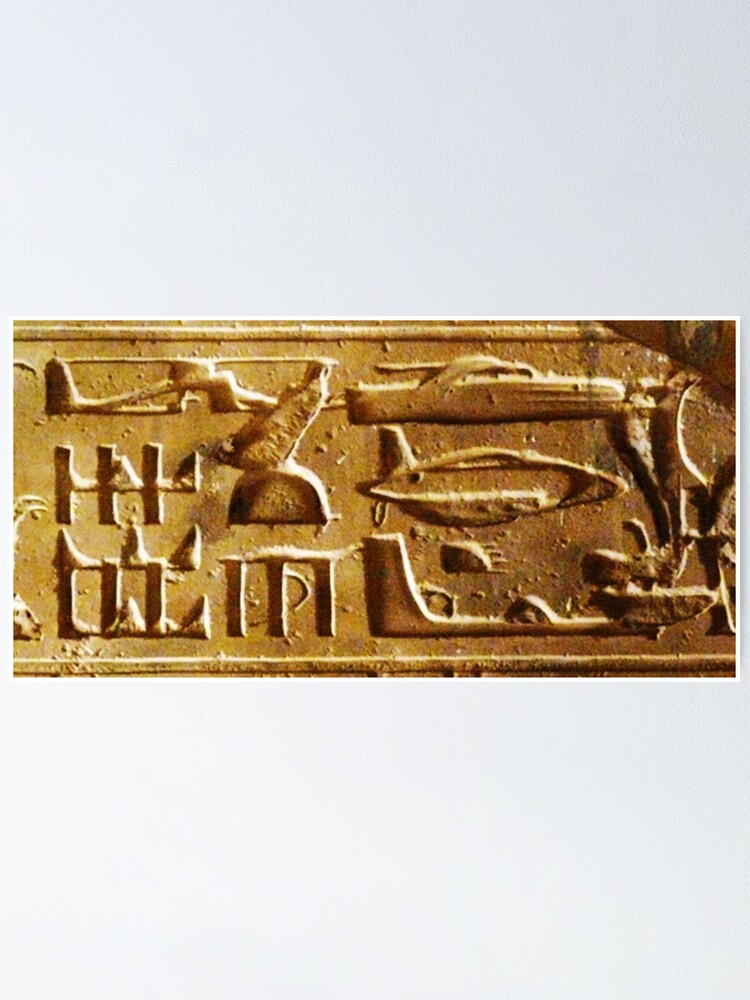 Ufos In Ancient Art Egyptian Egypt Helicopter Tank Advanced Aircraft The Hieroglyphs In Temple Of Seti I Poster By Tomsredbubble Redbubble