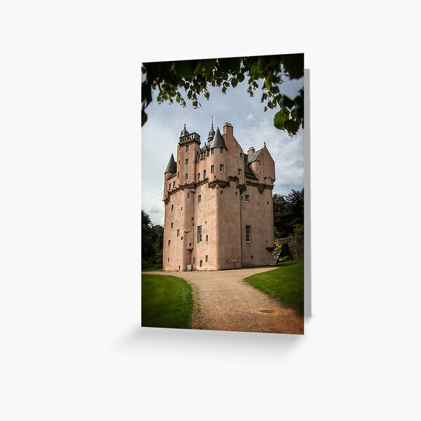 Craigievar Castle Pink Scottish Castle Art Print 