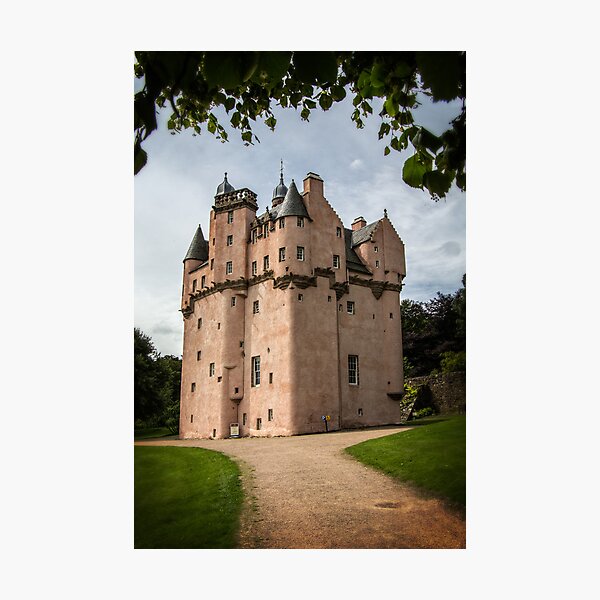 Craigievar Castle Pink Scottish Castle Art Print -  UK