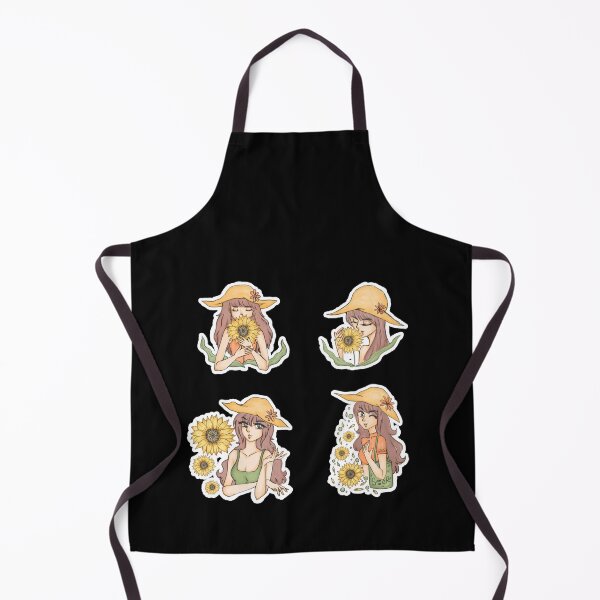Item preview, Pretty Sunflower & Brunette Gal ☀️ Summertime is coming designed and sold by PeppersArt.