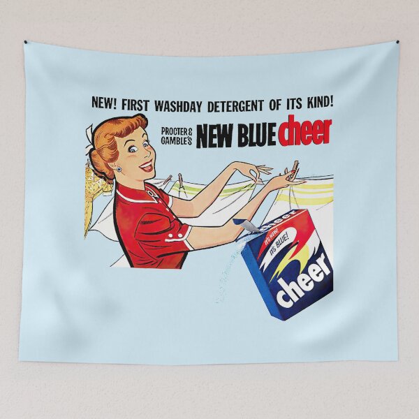 Item preview, BLUE CHEER DETERGENT ADVERT designed and sold by ThrowbackAds.
